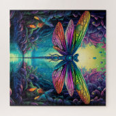 Puzzle Dragonfly psychédélique #1 (Horizontal)