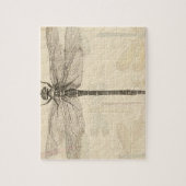 Puzzle Dragonfly Vintage Antique Classic Nature (Vertical)