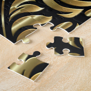 Puzzle - drame en noir et or