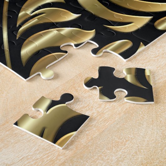 Puzzle - Drame en noir et or (Côté)