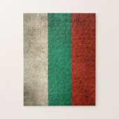 Puzzle Drapeau affligé par cru de la Bulgarie (Vertical)