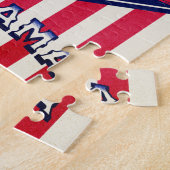Puzzle Drapeau Alabama USA   (Côté)