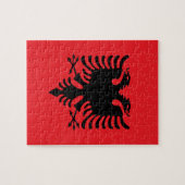 Puzzle drapeau albanais (Horizontal)