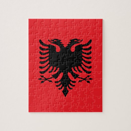 Puzzle drapeau albanais (Vertical)