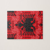 Puzzle Drapeau albanais motif 2 (Horizontal)
