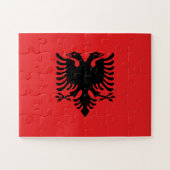 Puzzle Drapeau Albanie (Horizontal)