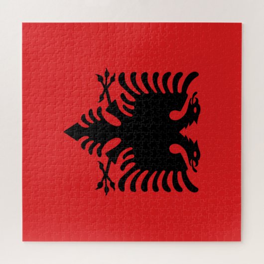 Puzzle Drapeau Albanie (Horizontal)