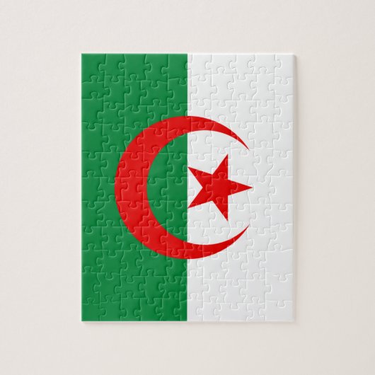 Puzzle drapeau algérien (Vertical)