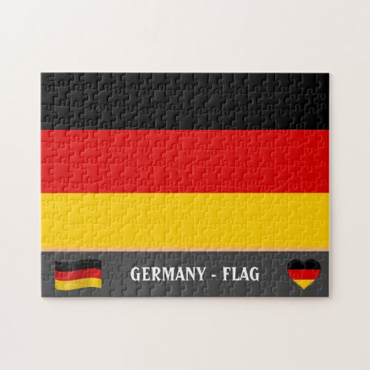 Puzzle Drapeau allemand / Allemagne (Horizontal)