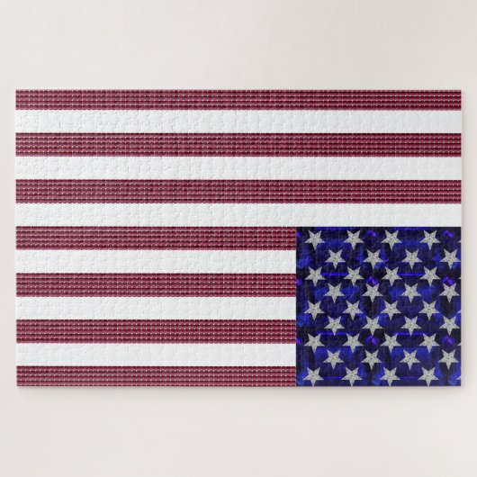 Puzzle Drapeau américain (Horizontal)