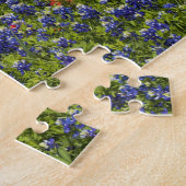 Puzzle Drapeau américain dans un champ de bleuets, 2 (Côté)