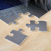 Puzzle Drapeau américain de loup d'aigle chauve Patriotiq (Côté)