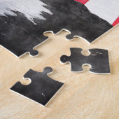 PUZZLE DRAPEAU AMÉRICAIN ET EAGLE (Côté)