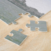 Puzzle Drapeau américain et littoral (Côté)