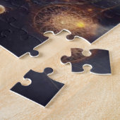 Puzzle Drapeau américain - Étoiles et rayures - Aigle cha (Côté)