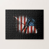 Puzzle Drapeau américain patriotique (Horizontal)