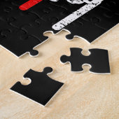 Puzzle Drapeau américain Pêche Vintage (Côté)