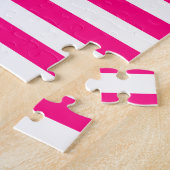 Puzzle drapeau américain rose (Côté)
