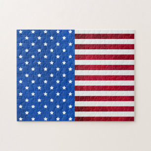 Puzzle Drapeau américain Stars and Stripes par Shirley Ta