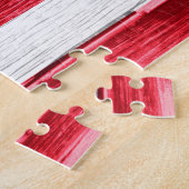 Puzzle Drapeau américain sur le bois (Côté)