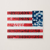 Puzzle drapeau américain vertical (Horizontal)