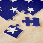 Puzzle Drapeau américain Vieux chien anglais (Grey 1) (Côté)