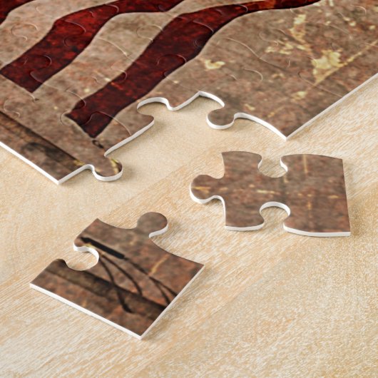 Puzzle Drapeau américain Vintage (Côté)