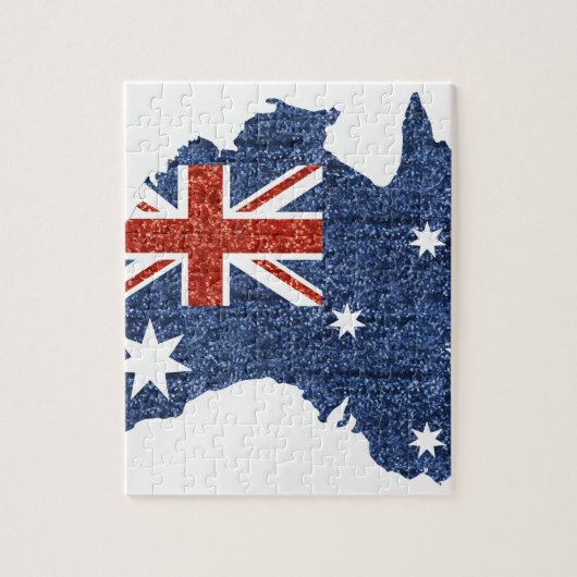 Puzzle drapeau australien (Vertical)