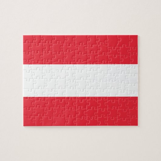 Puzzle Drapeau Autriche (Horizontal)