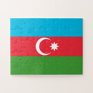 Puzzle Drapeau Azerbaïdjan