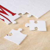 Puzzle Drapeau belge et personnalisé (Côté)