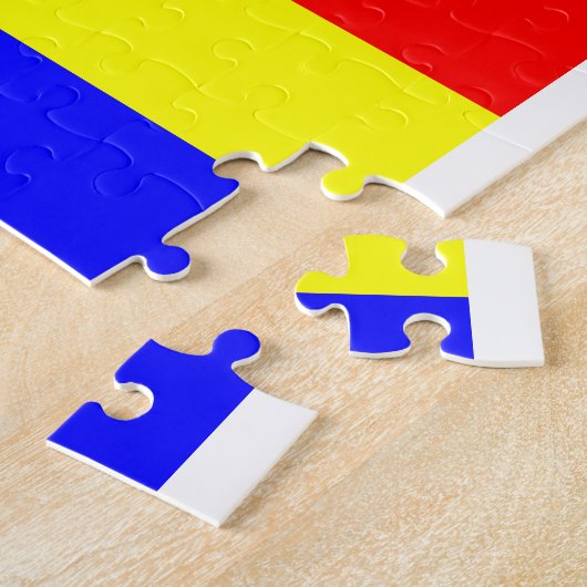 Puzzle Drapeau bouddhiste (Côté)