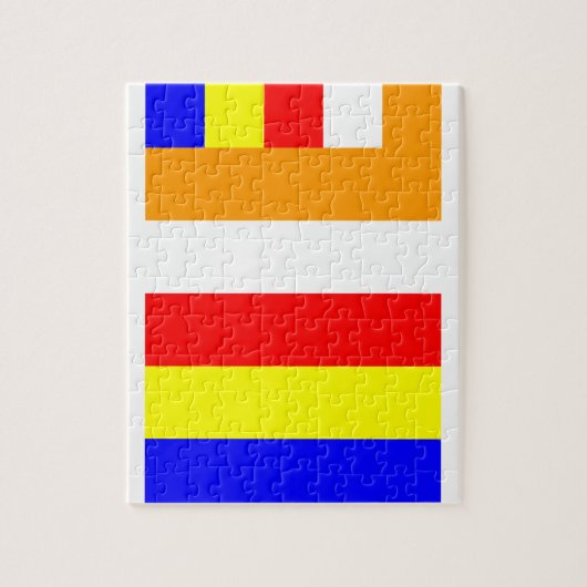 Puzzle Drapeau bouddhiste (Vertical)