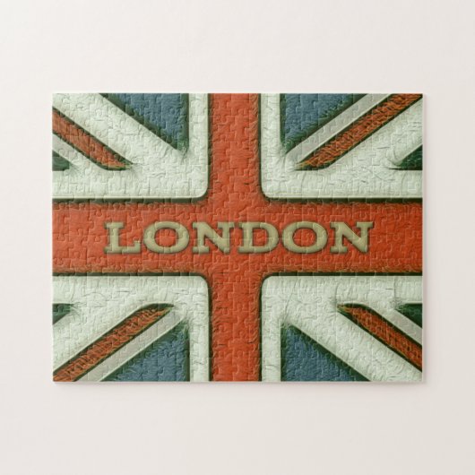 Puzzle Drapeau britannique de Londres (Horizontal)