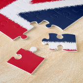 Puzzle Drapeau britannique Pop Art Voyage en Europe (Côté)