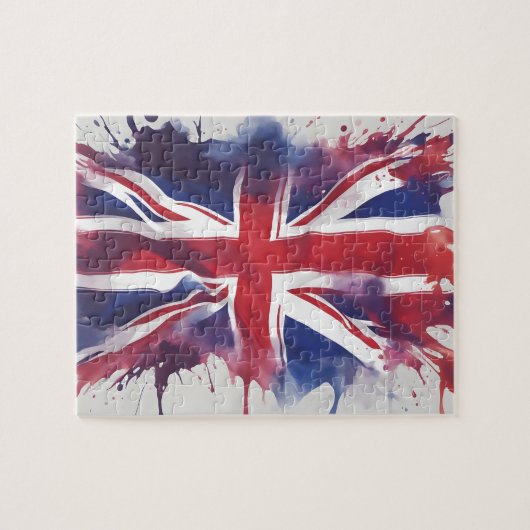 Puzzle Drapeau britannique Union Jack (Horizontal)