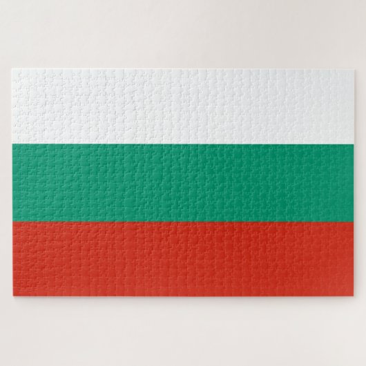Puzzle Drapeau Bulgarie (Horizontal)