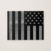 Puzzle Drapeau BW des Etats-Unis (Horizontal)