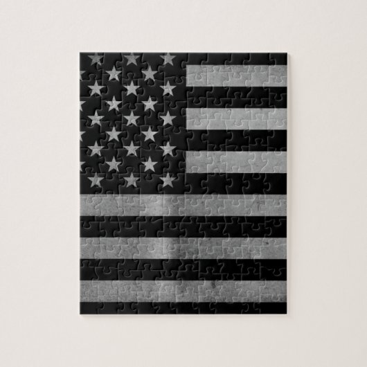 Puzzle Drapeau BW des Etats-Unis (Vertical)