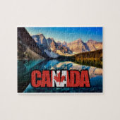 Puzzle Drapeau canadien au "Canada " (Horizontal)