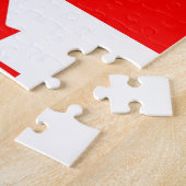 Puzzle Drapeau canadien Feuille d'érable (Côté)