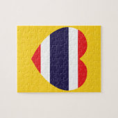 Puzzle Drapeau cardiaque en Thaïlande (Horizontal)