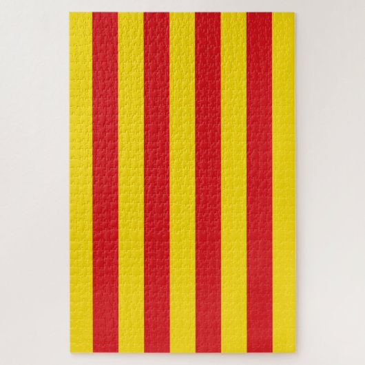 Puzzle Drapeau catalan (Catalogne) (Vertical)