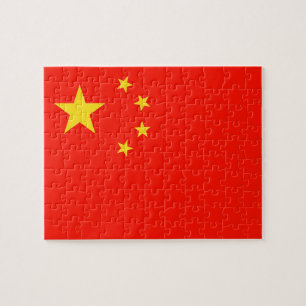 Puzzle Drapeau Chine - Haute qualité