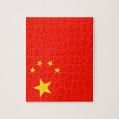Puzzle Drapeau Chine - Haute qualité (Vertical)