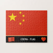 Puzzle Drapeau chinois / Chine (Horizontal)