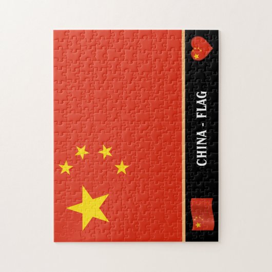 Puzzle Drapeau chinois / Chine (Vertical)