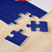 Puzzle Drapeau croate - Trobojnica (Côté)