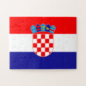 Puzzle Drapeau Croatie (Horizontal)