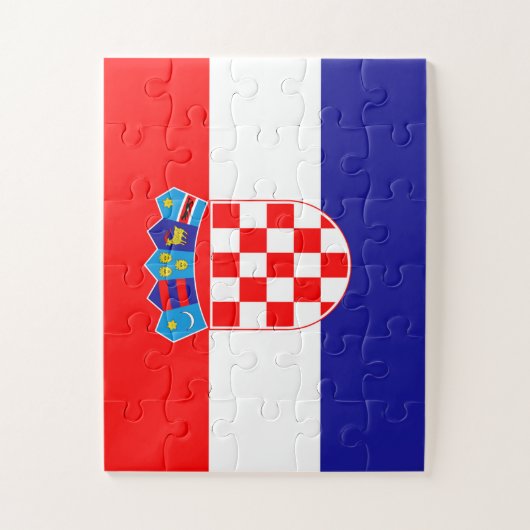 Puzzle Drapeau Croatie (Vertical)